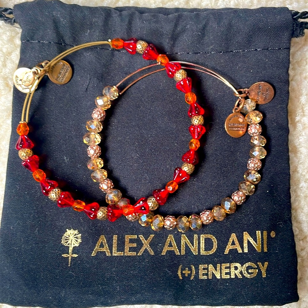 Set of two alex and annie bracelets